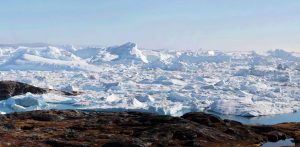 Ilulissat Icefjord in Western Greenland