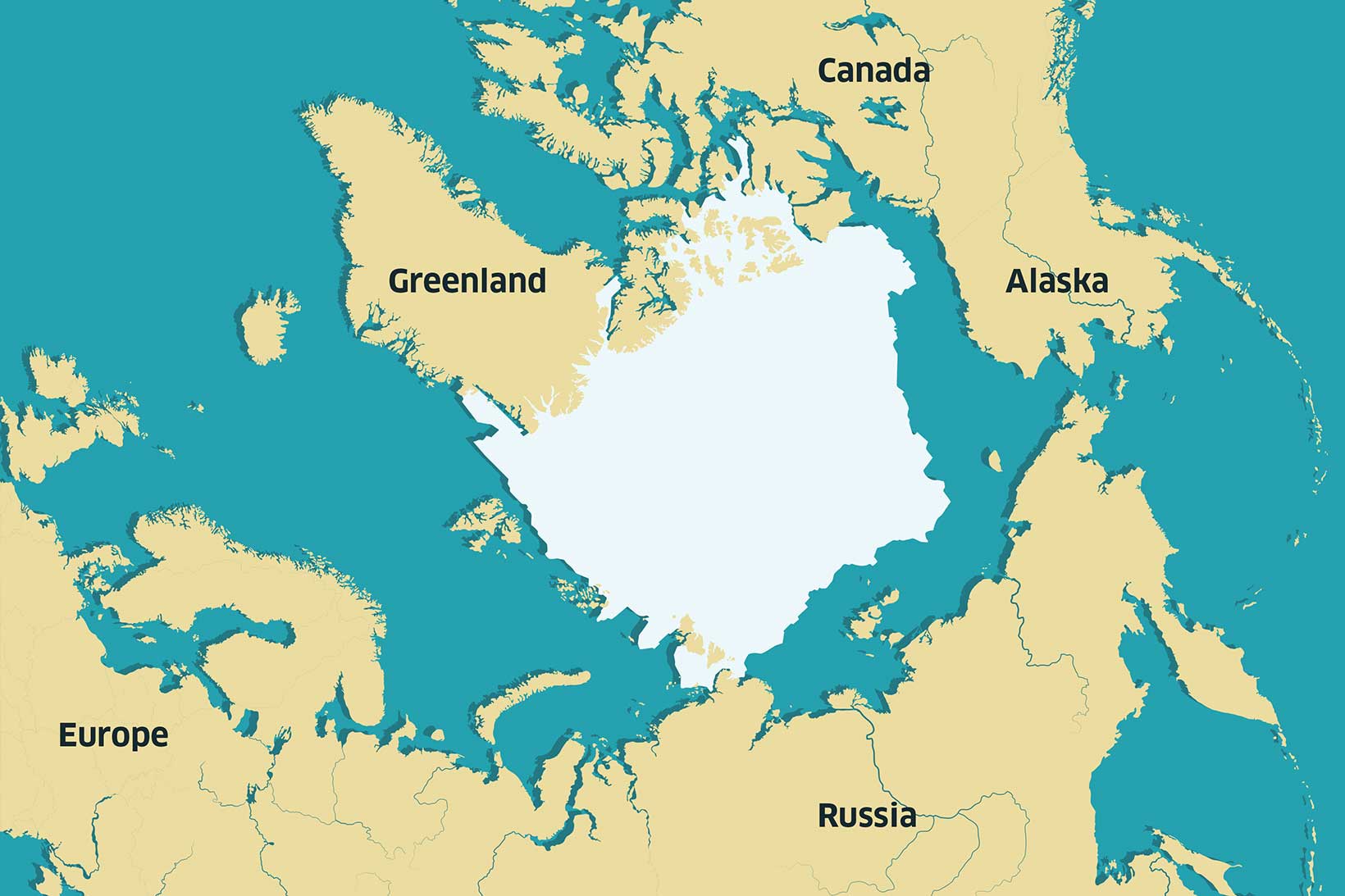 Arctic map