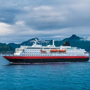 Cruise ship in the Arctic