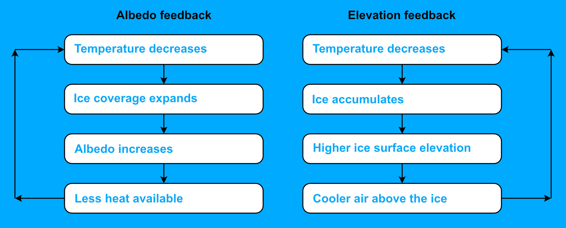 Diagram of feedback loops.