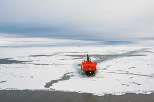 Icebreaker in the Arctic