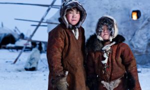 Reindeer herding children from Chukotka Russia