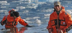 Marine sampling in Svalbard