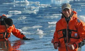 Marine sampling in Svalbard