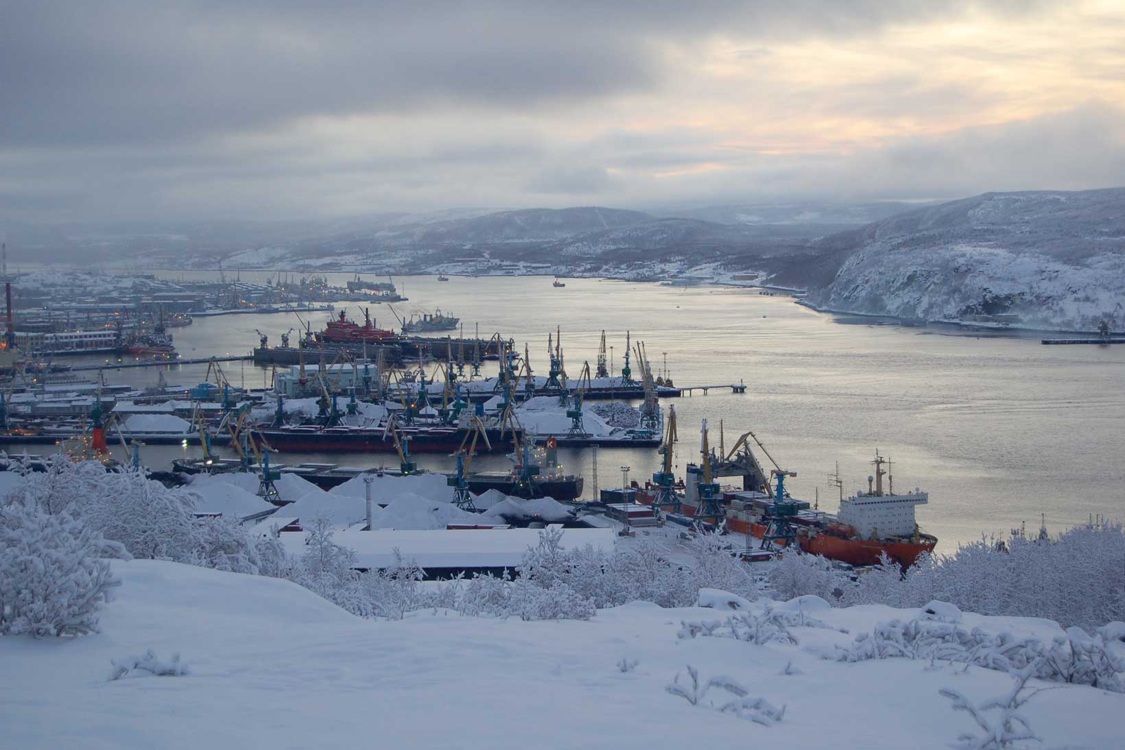 Murmansk sea port