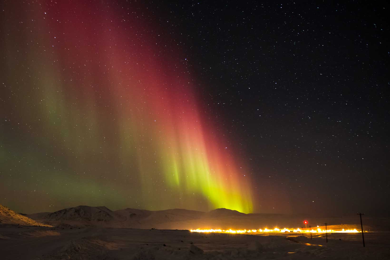 Nunavut northern lights