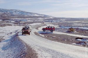 The road to Qaanaaq Airport