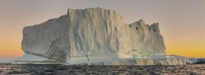 Huge iceberg in Disko Bay West Greenland