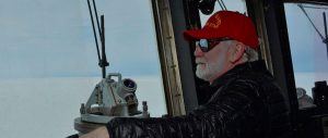 A skipper on an arctic ship